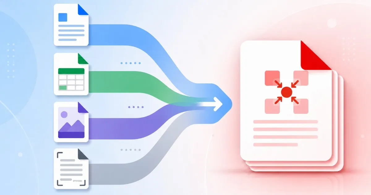 Combine Files Into One PDF: Word, Excel, Images, and Scans