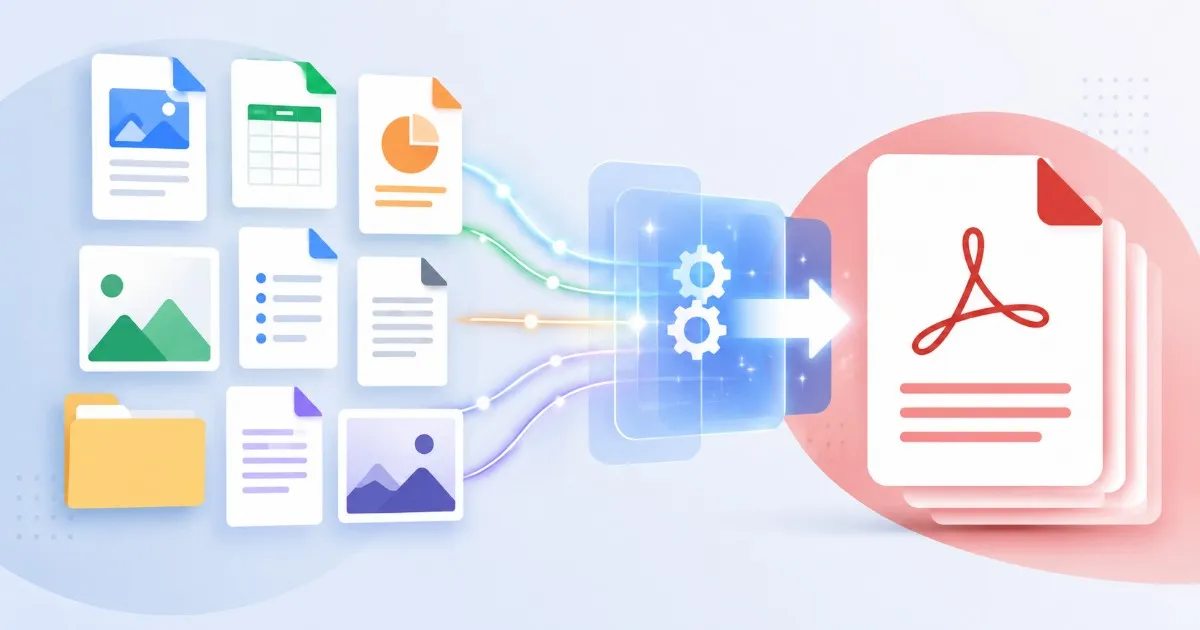 Convert Multiple Files to PDF Free: Word, Images, and Slides