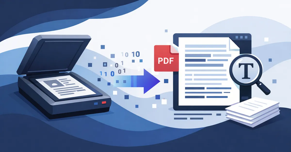Ekstrak Teks dari PDF Scan — OCR Online Gratis